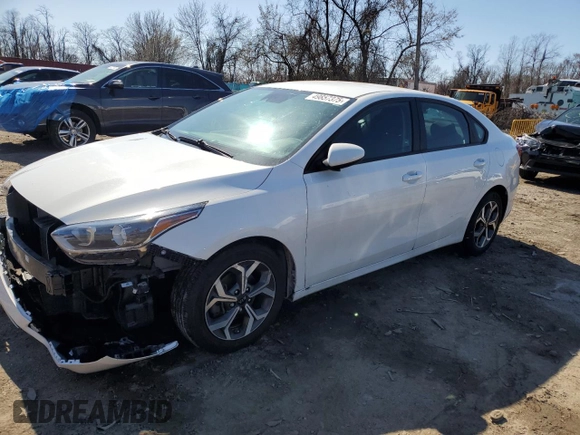 2021 Kia Forte FE with VIN 3KPF24AD0ME354627, listed as a Copart auction lot 49857375 with 69,387 mi miles and Salvage Title. Bid and sale history available at DreamBid. Image 1.