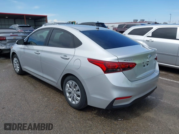 2022 Hyundai Accent SE with VIN 3KPC24A62NE167945, listed as a IAAI auction lot 41991124 with 26,376 mi miles and . Bid and sale history available at carsss.com. Image 3.