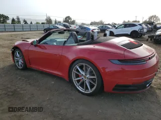 2020 Porsche 911 Carrera S with VIN WP0CB2A92LS262255, listed as a Copart auction lot 79292934 with 15,704 mi miles and Salvage Title. Bid and sale history available at carsss.com. Image 2.