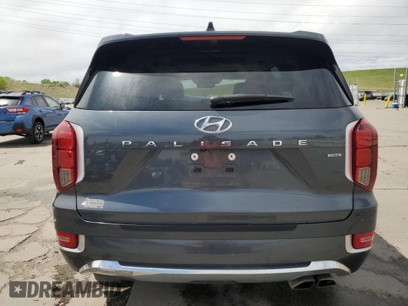 2020 Hyundai Palisade Limited with VIN KM8R5DHE2LU150667, listed as a Copart auction lot 56534995 with 108,441 mi miles and Salvage title. Bid and sale history available at DreamBid. Image 6.