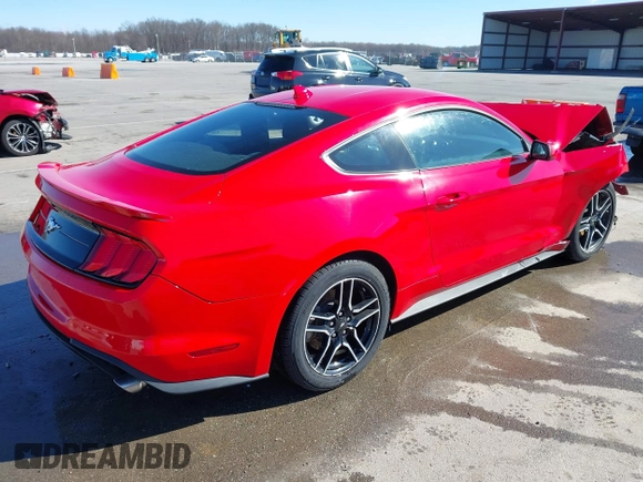 2022 Ford Mustang EcoBoost with VIN 1FA6P8TH1N5126504, listed as a IAAI auction lot 41850458 with 13,826 mi miles and . Bid and sale history available at DreamBid. Image 4.