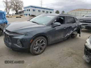 2019 Chevrolet Blazer RS with VIN 3GNKBJRS2KS697879, listed as a Copart auction lot 45407945 with Not Provided miles and Salvage Title. Bid and sale history available at DreamBid. Image 1.