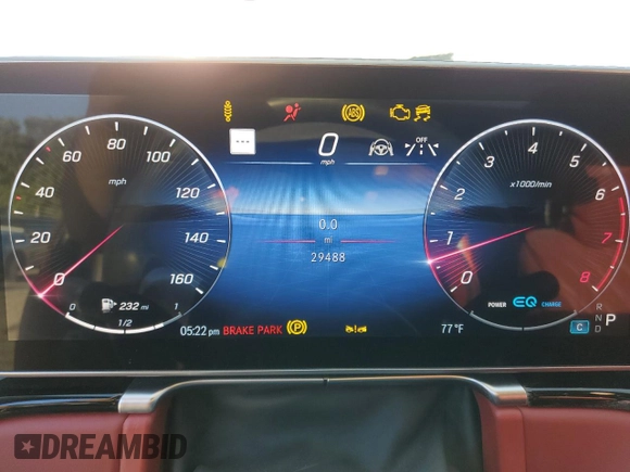 2022 Mercedes-Benz S 580 z VIN W1K6G7GB6NA144200, wystawiony jako Copart lot #48223505 z przebiegiem 29 488 mil mil oraz Szkoda całkowita • Salvage title. Historia ofert i sprzedaży dostępna na DreamBid. Obrazek 9.