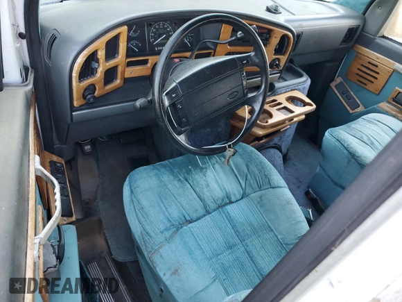 1993 Ford Econoline Cargo with VIN 1FDEE14N5PHB25182, listed as a Copart auction lot 79466974 with 140,129 mi miles and Clean Title. Bid and sale history available at carsss.com. Image 8.