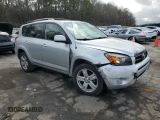2007 Toyota RAV4 Sport with VIN JTMZD32V975060331, listed as a Copart auction lot 47826525 with 121,392 mi miles and Salvage Title. Bid and sale history available at carsss.com. Image 4.