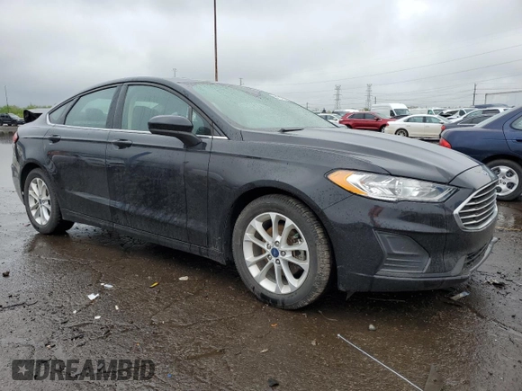 2020 Ford Fusion SE with VIN 3FA6P0HD7LR253405, listed as a Copart auction lot 55436015 with 50,839 mi miles and Non repairable. Bid and sale history available at DreamBid. Image 4.