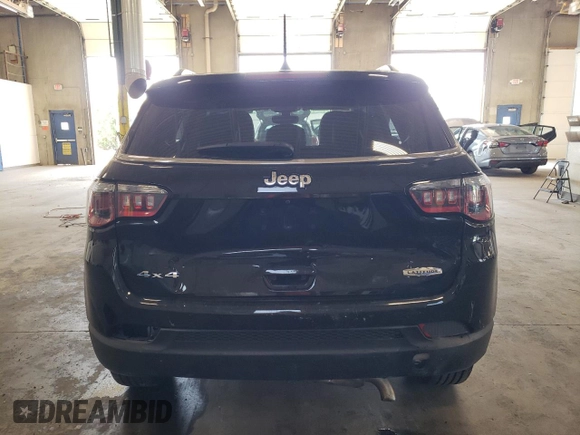 2018 Jeep Compass Latitude with VIN 3C4NJDBB0JT180531, listed as a Copart auction lot 64718445 with 45,407 mi miles and Salvage title. Bid and sale history available at DreamBid. Image 6.