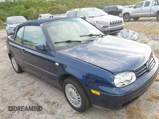 2002 Volkswagen Cabrio GLS with VIN 3VWCC21V72M806005, listed as a IAAI auction lot 40602641 with 93,417 mi miles and . Bid and sale history available at DreamBid. Image 1.