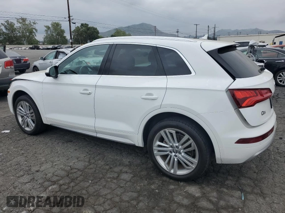 2018 Audi Q5 Premium Plus with VIN WA1BNAFY2J2173452, listed as a Copart auction lot 52898795 with 66,840 mi miles and Salvage Title. Bid and sale history available at carsss.com. Image 2.