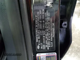 2013 Kia Rio LX z VIN KNADM4A38D6283981, wystawiony jako Copart lot #60595875 z przebiegiem 144 817 mil mil oraz Nie do naprawy • Non repairable. Historia ofert i sprzedaży dostępna na DreamBid. Obrazek 13.