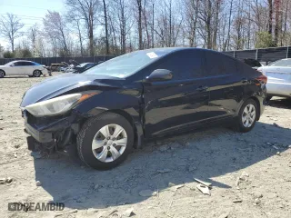 2016 Hyundai Elantra SE with VIN KMHDH4AE8GU474904, listed as a Copart auction lot 50941745 with 105,815 mi miles and Salvage Title. Bid and sale history available at carsss.com. Image 1.