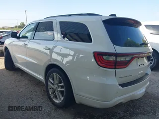 2024 Dodge Durango GT Plus with VIN 1C4RDHDG2RC149832, listed as a IAAI auction lot 42783345 with 33,767 mi miles and . Bid and sale history available at DreamBid. Image 3.