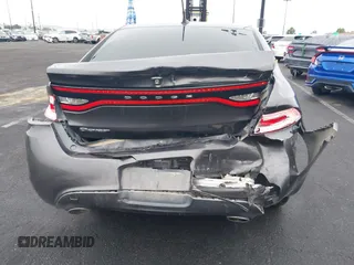 2015 Dodge Dart SXT with VIN 1C3CDFBB1FD212642, listed as a IAAI auction lot 42203244 with 204,104 mi miles. Bid and sale history available at carsss.com. Image 6.
