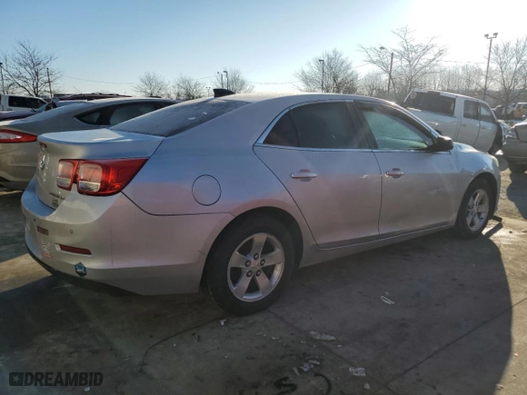 2015 Chevrolet Malibu LS with VIN 1G11A5SL0FF151411, listed as a Copart auction lot 46118715 with 198,833 mi miles and Salvage Title. Bid and sale history available at carsss.com. Image 3.