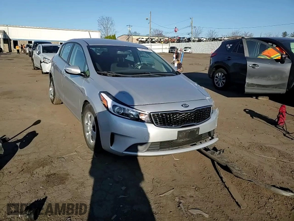 2017 Kia Forte5 LX with VIN KNAFK5A81H5694019, listed as a Copart auction lot 50830055 with 38,359 mi miles and Salvage Title. Bid and sale history available at carsss.com. Image 10.