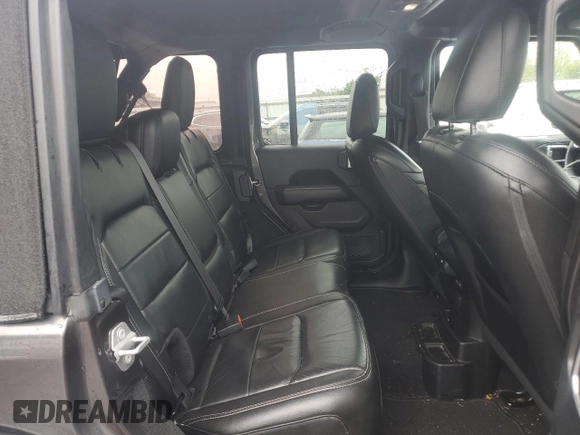 2018 Jeep Wrangler Unlimited Sahara with VIN 1C4HJXEG8JW190367, listed as a Copart auction lot 55799345 with 46,714 mi miles and Salvage title. Bid and sale history available at DreamBid. Image 10.