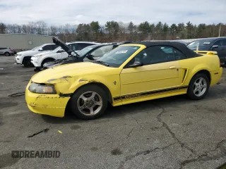 2003 Ford Mustang Deluxe with VIN 1FAFP44463F330050, listed as a Copart auction lot 48695145 with 116,740 mi miles and Salvage Title. Bid and sale history available at carsss.com. Image 1.