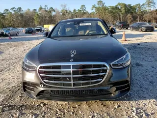 2023 Mercedes-Benz S 580 with VIN W1K6G7GB3PA203111, listed as a Copart auction lot 46899145 with 10,445 mi miles and Salvage Title. Bid and sale history available at DreamBid. Image 14.