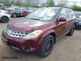 2007 Nissan Murano SL with VIN JN8AZ08W87W618441, listed as a IAAI auction lot 42126088 with 118,448 mi miles. Bid and sale history available at carsss.com. Image 2.