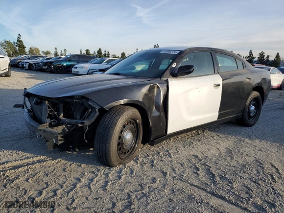 2019 Dodge Charger Police with VIN 2C3CDXKT9KH726976, listed as a Copart auction lot 84649774 with 22,874 mi miles and Salvage Title. Bid and sale history available at carsss.com. Image 1.