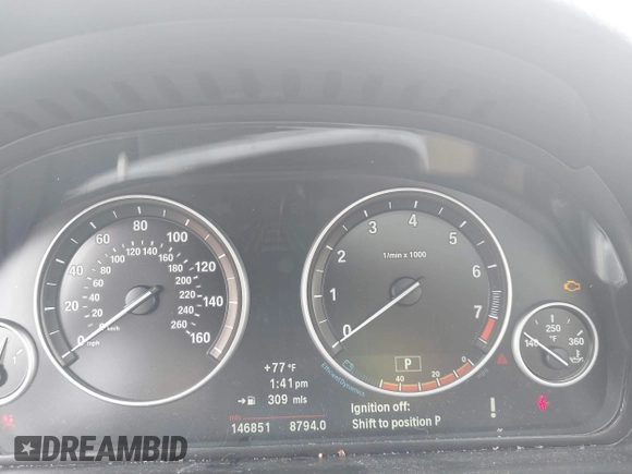 2012 BMW 5 Series 528i xDrive with VIN WBAXH5C58CDW08404, listed as a IAAI auction lot 42222460 with 146,851 mi miles and . Bid and sale history available at DreamBid. Image 7.