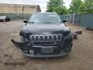 2021 Jeep Cherokee Latitude Lux with VIN 1C4PJLMX4MD144508, listed as a Copart auction lot 55473625 with 65,842 mi miles and Salvage title. Bid and sale history available at DreamBid. Image 5.