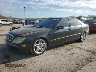 2002 Mercedes-Benz S-Class 5.0L with VIN WDBNG75J42A282103, listed as a Copart auction lot 50772425 with 150,864 mi miles and Clean Title. Bid and sale history available at carsss.com. Image 1.