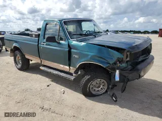 1996 Ford F-150 Special with VIN 1FTEF15N6TNA33543, listed as a Copart auction lot 68273364 with 0 mi miles and Salvage Title. Bid and sale history available at carsss.com. Image 4.
