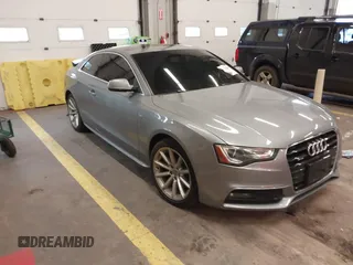 2015 Audi A5 Premium Plus with VIN WAUMFAFR0FA044835, listed as a IAAI auction lot 40970077 with 112,851 mi miles and . Bid and sale history available at DreamBid. Image 1.