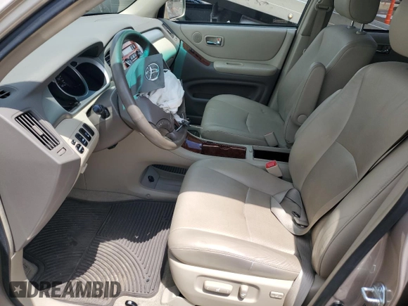 2006 Toyota Highlander w/3rd Row z VIN JTEEP21A260163077, wystawiony jako Copart lot #58827525 z przebiegiem 70 570 mil mil oraz Szkoda całkowita • Salvage title. Historia ofert i sprzedaży dostępna na DreamBid. Obrazek 7.