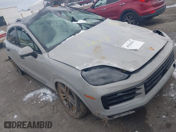 2024 Porsche Cayenne with VIN WP1BA2AY1RDA52862, listed as a IAAI auction lot 41262541 with 13,084 mi miles and . Bid and sale history available at DreamBid. Image 1.