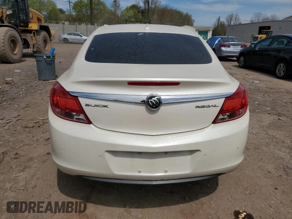 2012 Buick Regal Premium 1 with VIN 2G4GS5EK3C9117030, listed as a Copart auction lot 54013725 with 140,926 mi miles and Salvage Title. Bid and sale history available at carsss.com. Image 6.