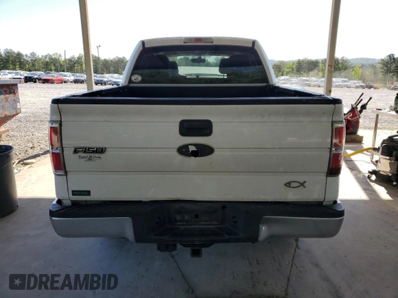 2010 Ford F-150 XL with VIN 1FTEW1C80AFA70138, listed as a Copart auction lot 53135735 with 209,803 mi miles and Salvage Title. Bid and sale history available at carsss.com. Image 6.