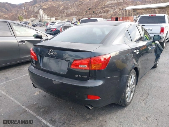 2006 Lexus IS 350 Auto with VIN JTHBE262465011477, listed as a IAAI auction lot 41178192 with 222,833 mi miles. Bid and sale history available at carsss.com. Image 4.
