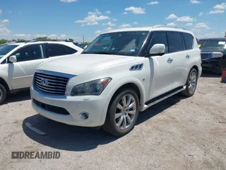 2014 Infiniti QX80 with VIN JN8AZ2NF6E9553827, listed as a IAAI auction lot 42228458 with 167,945 mi miles and . Bid and sale history available at DreamBid. Image 19.