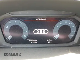 2020 Audi Q3 S line Premium with VIN WA1DECF35L1117748, listed as a Copart auction lot 52718865 with 33,847 mi miles and Clean Title. Bid and sale history available at carsss.com. Image 9.