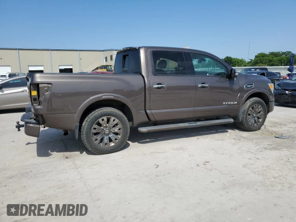 2017 Nissan Titan SV z VIN 1N6AA1E54HN512447, wystawiony jako Copart lot #56543875 z przebiegiem 119 426 mil mil oraz Czysty tytuł • Clean title. Historia ofert i sprzedaży dostępna na DreamBid. Obrazek 3.