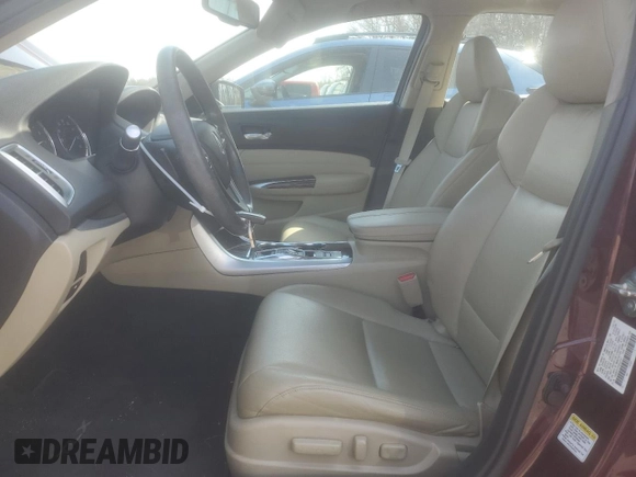 2015 Acura TLX V6 with VIN 19UUB2F37FA020307, listed as a Copart auction lot 48229895 with 69,128 mi miles and Salvage Title. Bid and sale history available at carsss.com. Image 7.