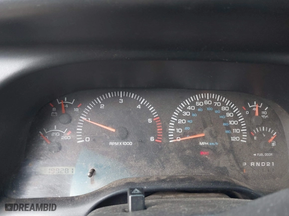 1998 Dodge Ram 1500 with VIN 3B7HF16Z9WM220840, listed as a IAAI auction lot 41595328 with 199,281 mi miles. Bid and sale history available at carsss.com. Image 7.