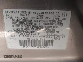 2016 Nissan Versa S with VIN 3N1CN7AP9GL818281, listed as a IAAI auction lot 41652921 with 158,676 mi miles and . Bid and sale history available at DreamBid. Image 9.