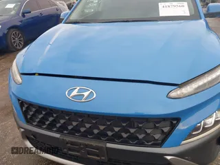 2022 Hyundai Kona Limited with VIN KM8K53A33NU913545, listed as a IAAI auction lot 41879560 with 21,416 mi miles. Bid and sale history available at carsss.com. Image 11.