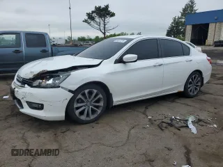 2015 Honda Accord Sport with VIN 1HGCR2F5XFA259858, listed as a Copart auction lot 56637275 with 99,136 mi miles and Clean Title. Bid and sale history available at DreamBid. Image 1.