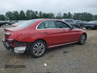 2017 Mercedes-Benz C 300 with VIN 55SWF4KB3HU224146, listed as a Copart auction lot 62603675 with 49,317 mi miles and Salvage title. Bid and sale history available at DreamBid. Image 3.