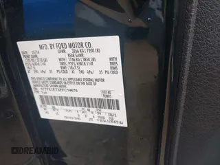 2014 Ford F-150 XL with VIN 1FTFX1ET3EFC14676, listed as a IAAI auction lot 41399135 with 200,553 mi miles. Bid and sale history available at carsss.com. Image 9.