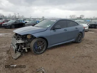 2020 BMW 2 Series M235i xDrive with VIN WBA13AL0XL7F49715, listed as a Copart auction lot 50495625 with 63,709 mi miles and Salvage Title. Bid and sale history available at DreamBid. Image 1.