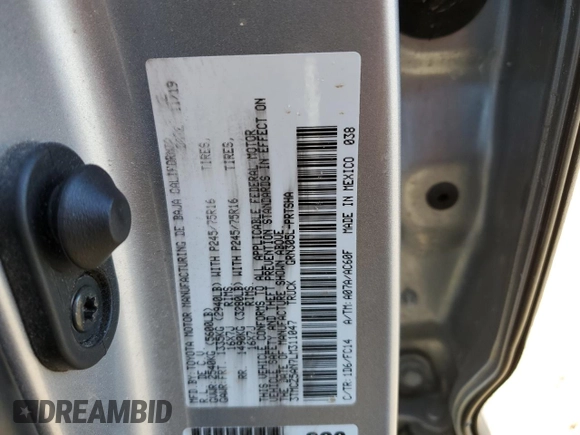 2020 Toyota Tacoma SR5 с VIN 3TMCZ5AN7LM311047, выставлен на аукционе Copart как лот 49690855 с пробегом 48 089 миль миль и Списание • Salvage title. История ставок и продаж доступна на DreamBid. Изображение 13.