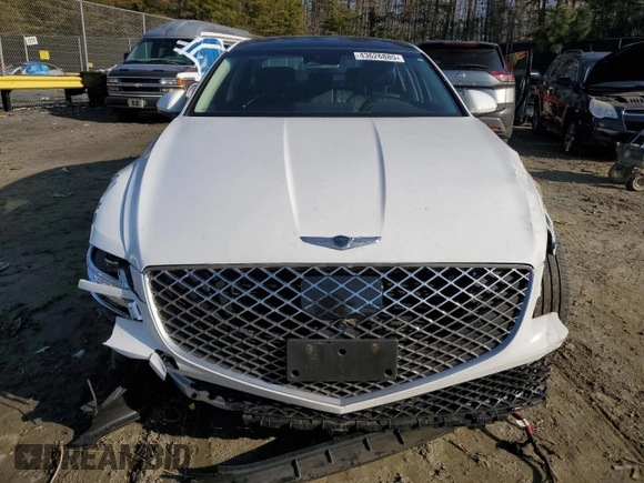 2021 Genesis G80 2.5T with VIN KMTGB4SC1MU078178, listed as a Copart auction lot 43626885 with Not Provided miles and Salvage Title. Bid and sale history available at DreamBid. Image 5.