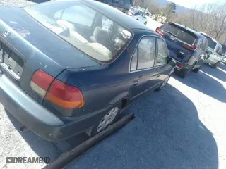 1998 Honda Civic LX with VIN 2HGEJ6672WH543706, listed as a IAAI auction lot 41720995 with 374552 miles. Bid and sale history available at carsss.com. Image 4.