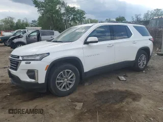 2023 Chevrolet Traverse LT z VIN 1GNERHKW4PJ198475, wystawiony jako Copart lot #55154505 z przebiegiem 3 732 mil mil oraz Szkoda całkowita • Salvage title. Historia ofert i sprzedaży dostępna na DreamBid. Obrazek 1.