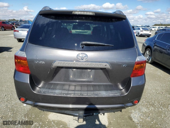 2009 Toyota Highlander Sport with VIN JTEDS43A692087309, listed as a Copart auction lot 78252614 with 152,381 mi miles and Salvage Title. Bid and sale history available at carsss.com. Image 6.